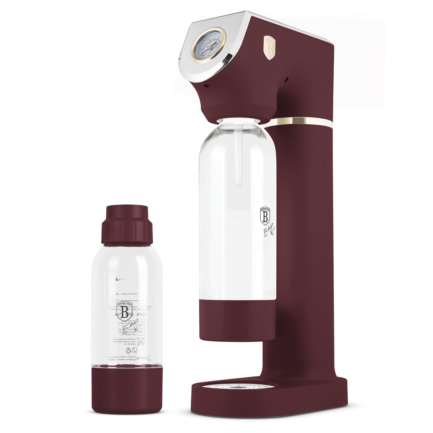 Berlinger Haus Soda Maker with 2 Bottles & Barometer - Leonardo