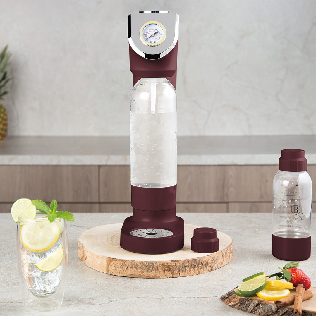 Berlinger Haus Soda Maker with 2 Bottles & Barometer - Leonardo