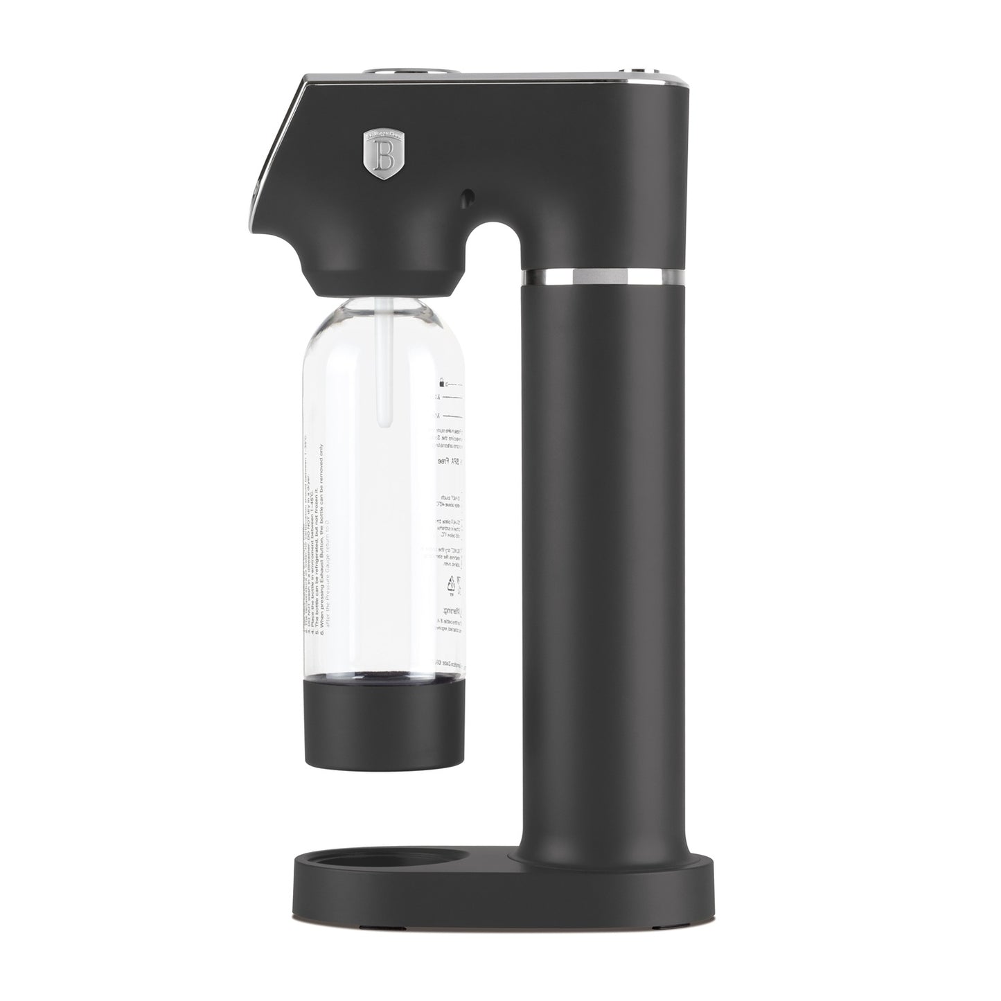 Berlinger Haus Soda Maker with 2 Bottles & Barometer - Anthracite
