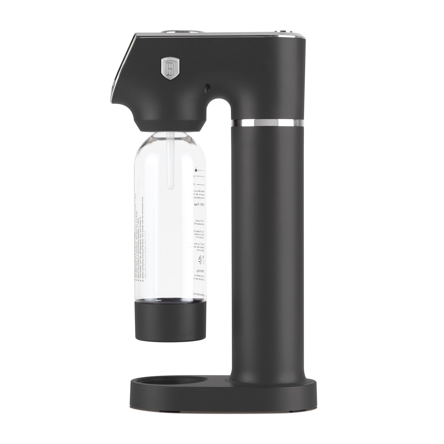 Berlinger Haus Soda Maker with 2 Bottles & Barometer - Anthracite