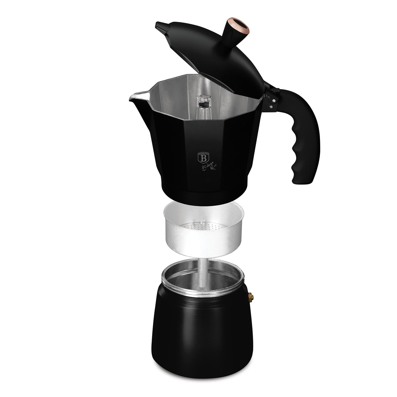 Berlinger Haus 9 Cup Coffee Maker (450 ml) – Black Rose