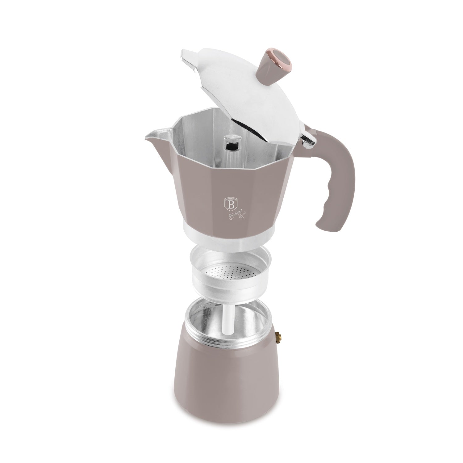 Berlinger Haus Espresso Coffee Maker – 6 Cups - Taupe