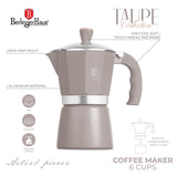 Berlinger Haus Espresso Coffee Maker – 6 Cups - Taupe