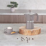 Berlinger Haus Espresso Coffee Maker – 6 Cups - Taupe