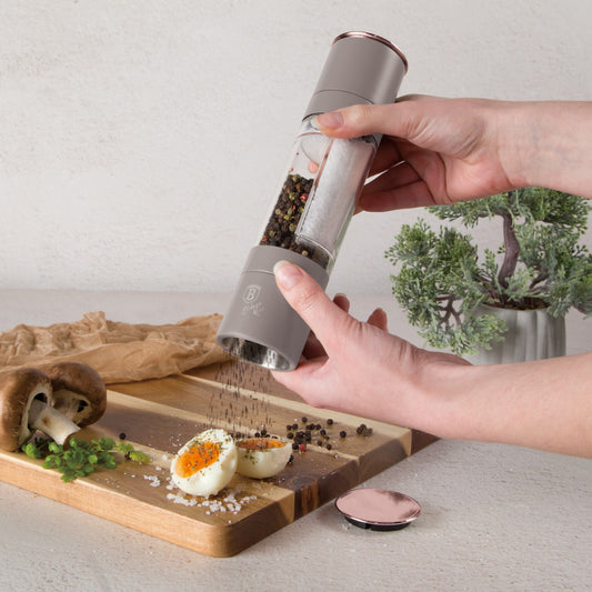 Berlinger Haus 2-in-1 Pepper and Salt Mill - Taupe