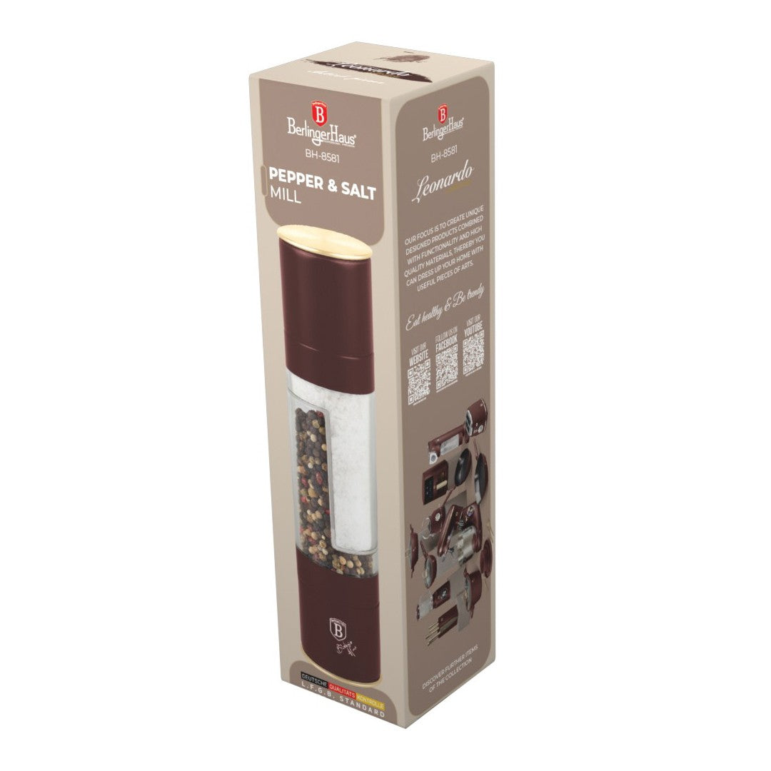 Berlinger Haus 2-in-1 Pepper and Salt Mill - Leonardo