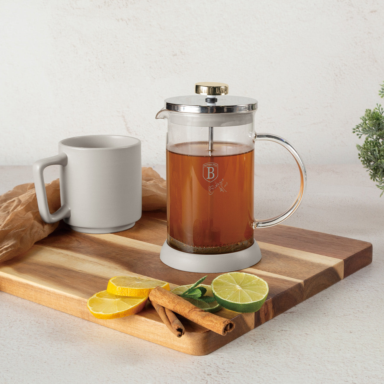 Berlinger Haus 600ml Tea Coffee Plunger - Sahara