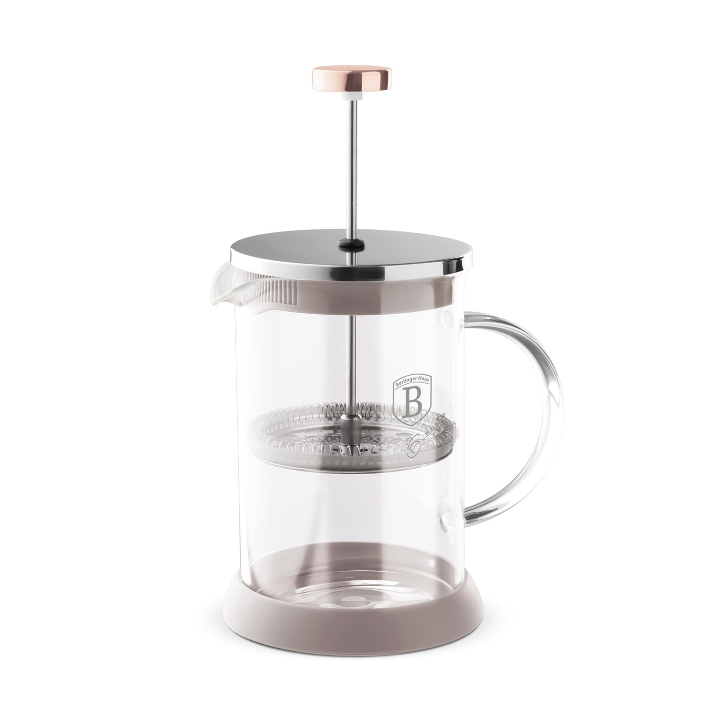 Berlinger Haus 600ml Coffee & Tea Plunger – Taupe