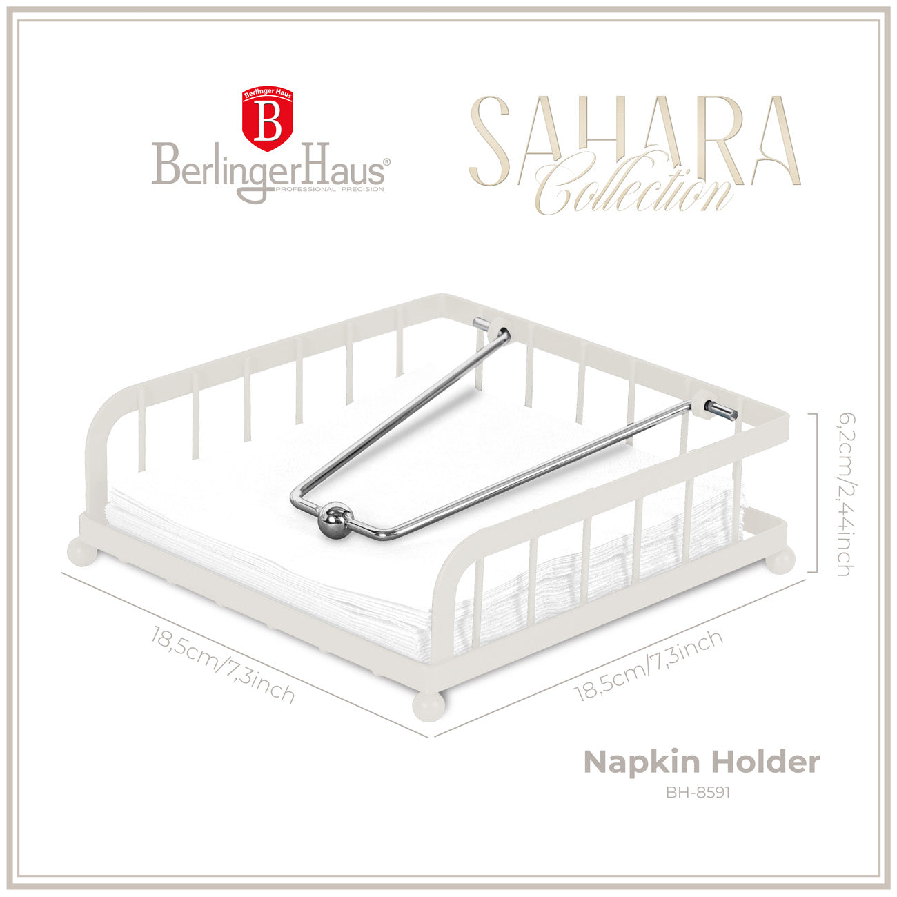 Berlinger Haus Napkin Holder - Sahara
