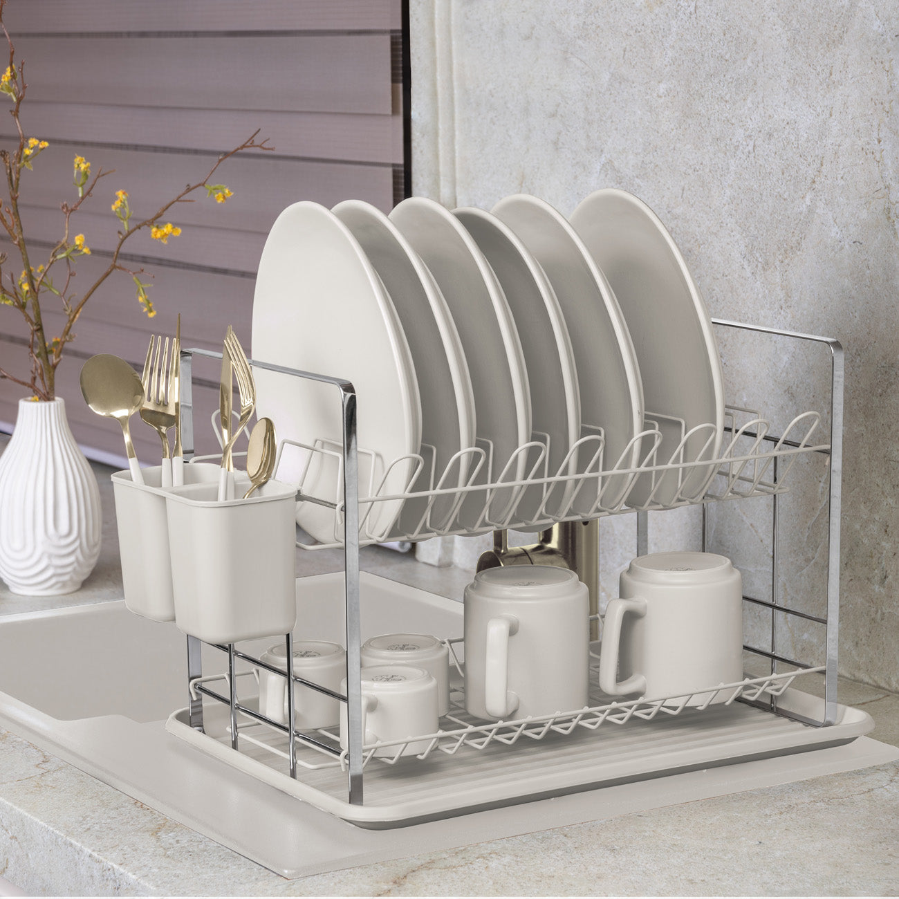 Berlinger Haus 48cm Dish Rack – Sahara
