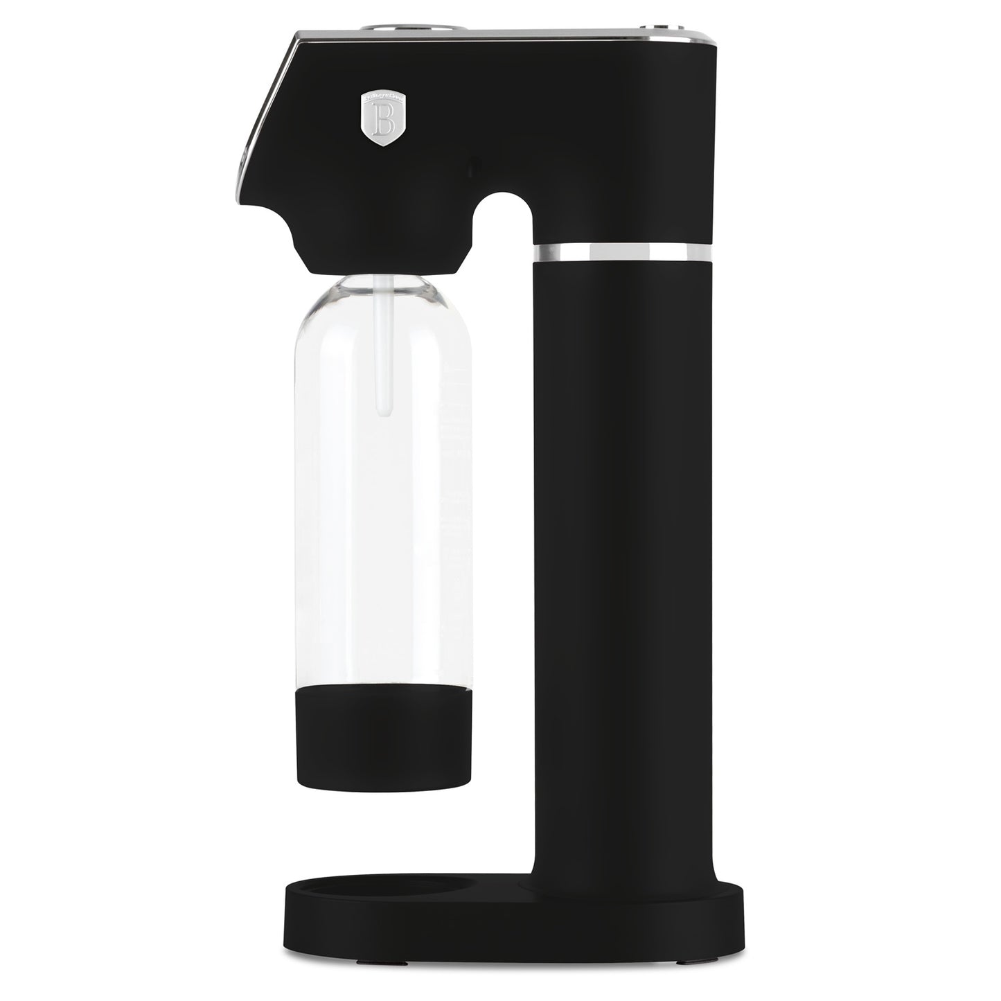 Berlinger Haus Soda Maker with 2 Bottles & Barometer - Matte Black