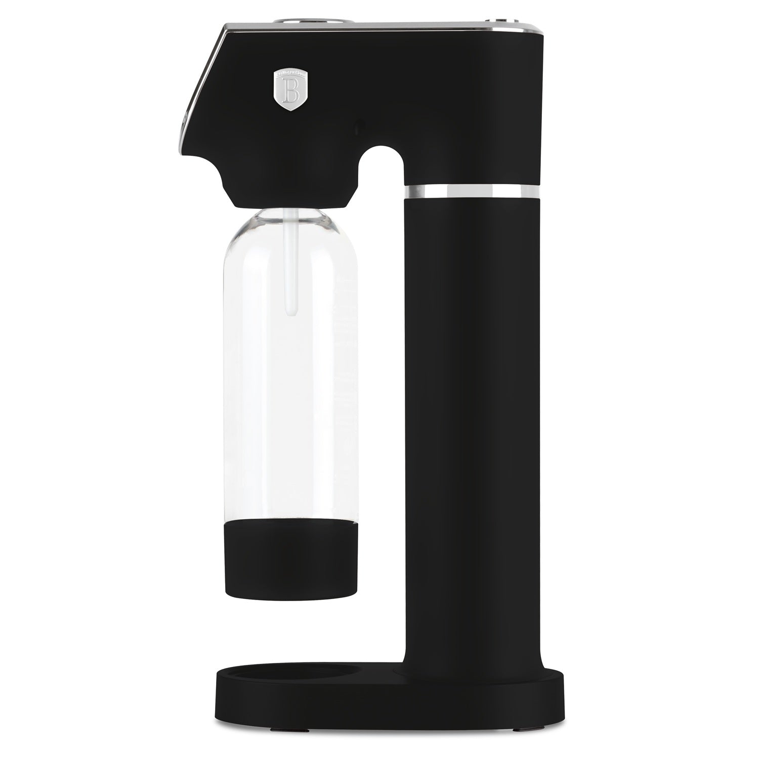 Berlinger Haus Soda Maker with 2 Bottles & Barometer - Matte Black