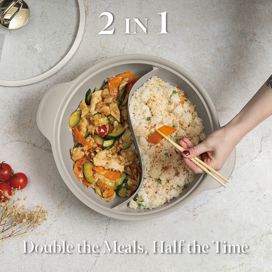 Berlinger Haus 30cm Titan Pro Non-Stick Coating Multi Cooking Casserole – Sahara