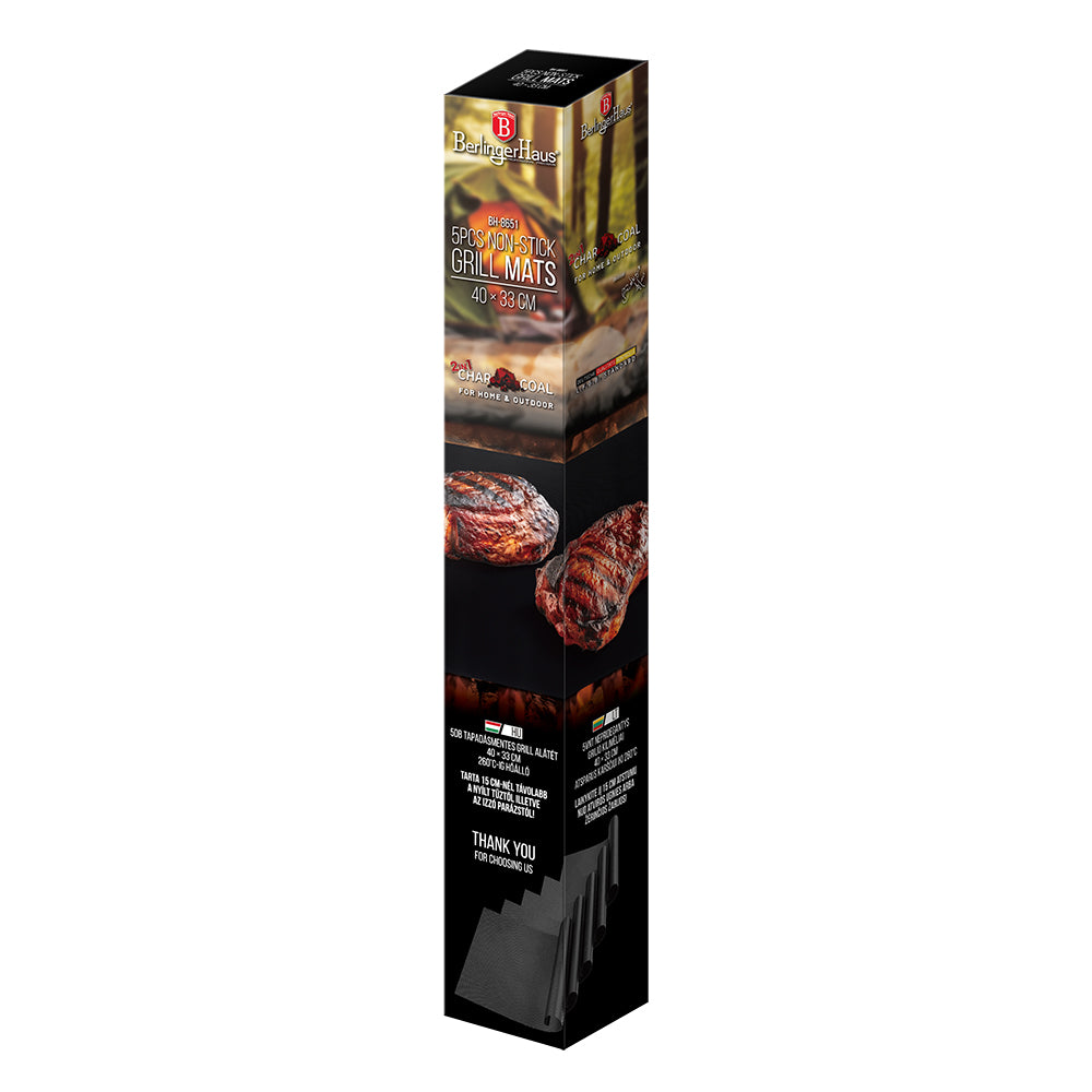 Berlinger Haus 5 Piece Non-Stick Grill Mat Set