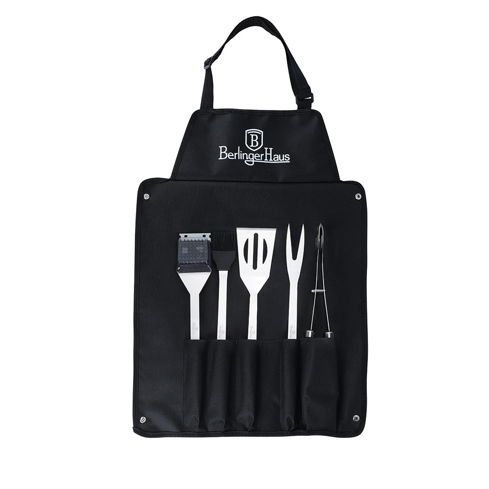 Berlinger Haus 6pcs Grill Accessories Set - Stainless Steel