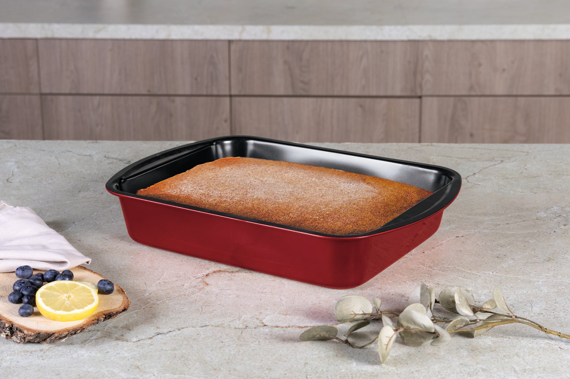 Berlinger Haus 40cm Oblong Roaster – Burgundy Metallic