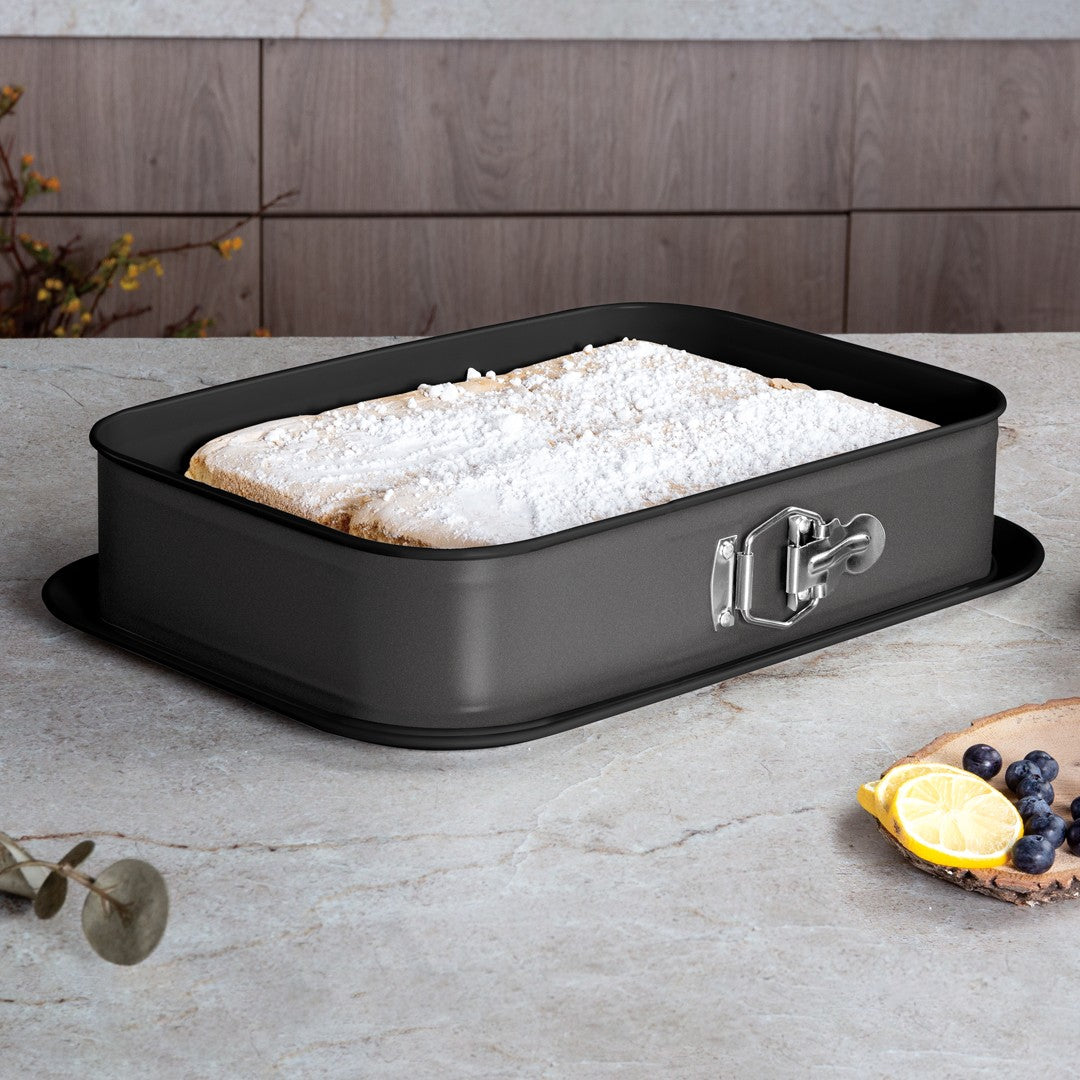 Berlinger Haus 39cm Titan Pro Non-Stick Rectangle Springform - Anthracite