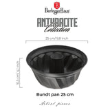 Berlinger Haus 25cm Bundt Pan - Anthracite