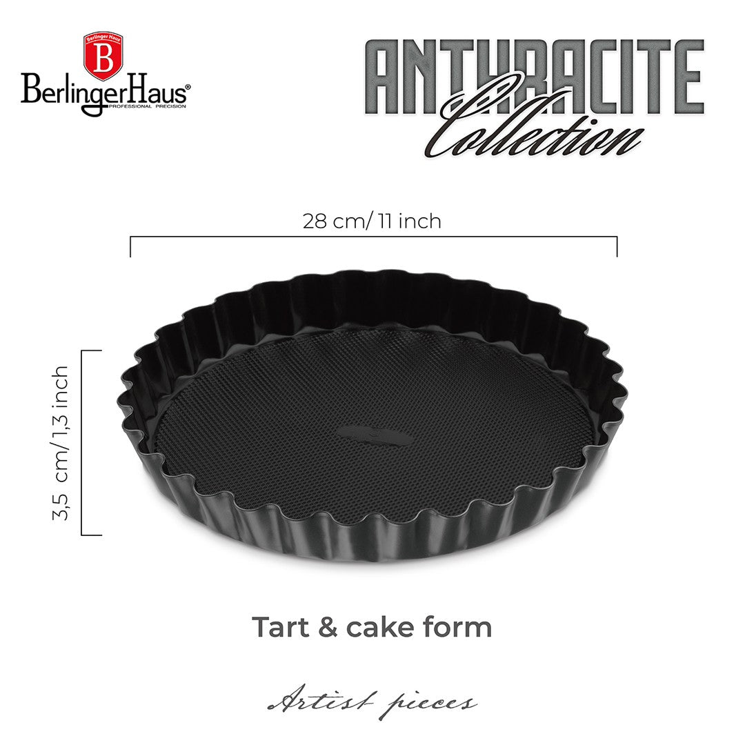 Berlinger Haus 28cm Titan Pro Non-Stick Tart / Cake Form - Anthracite