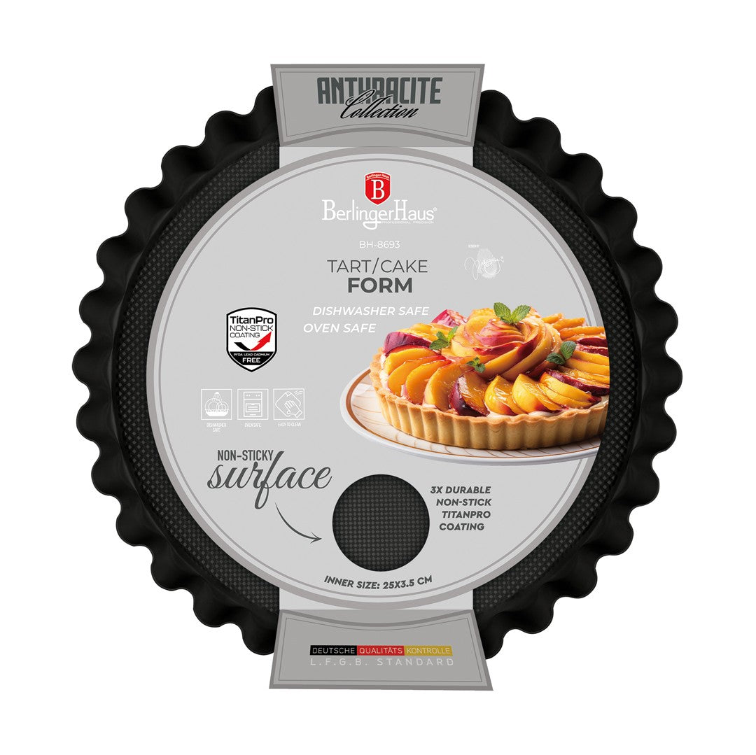 Berlinger Haus 28cm Titan Pro Non-Stick Tart / Cake Form - Anthracite