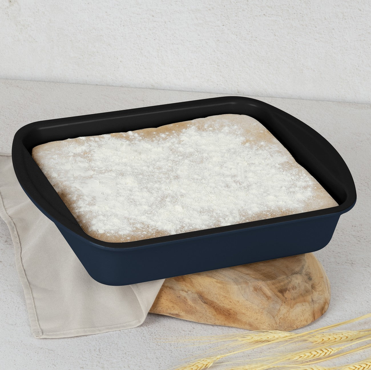 Berlinger Haus 35cm Titan Pro Non-Stick Oblong Roaster - Deep Sea