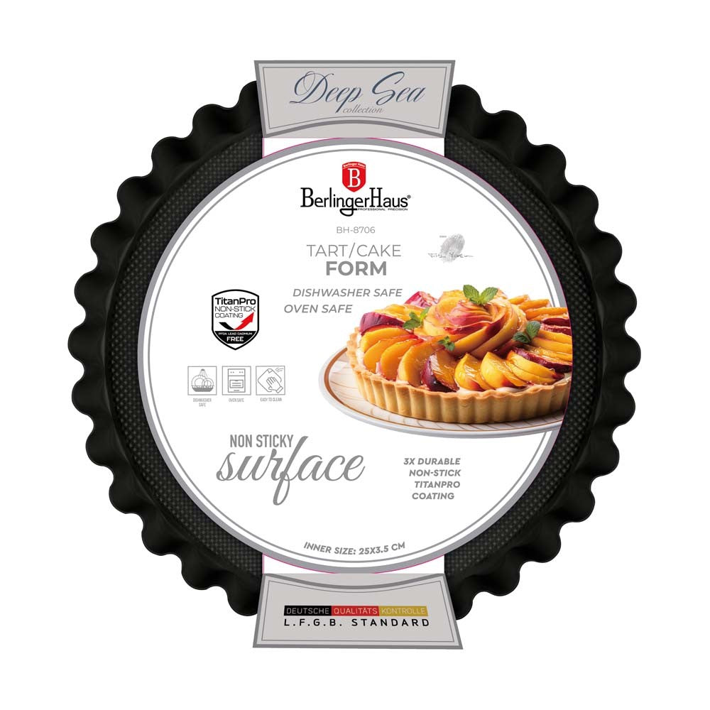 Berlinger Haus 28cm Titan Pro Non-Stick Tart / Cake Form - Deep Sea