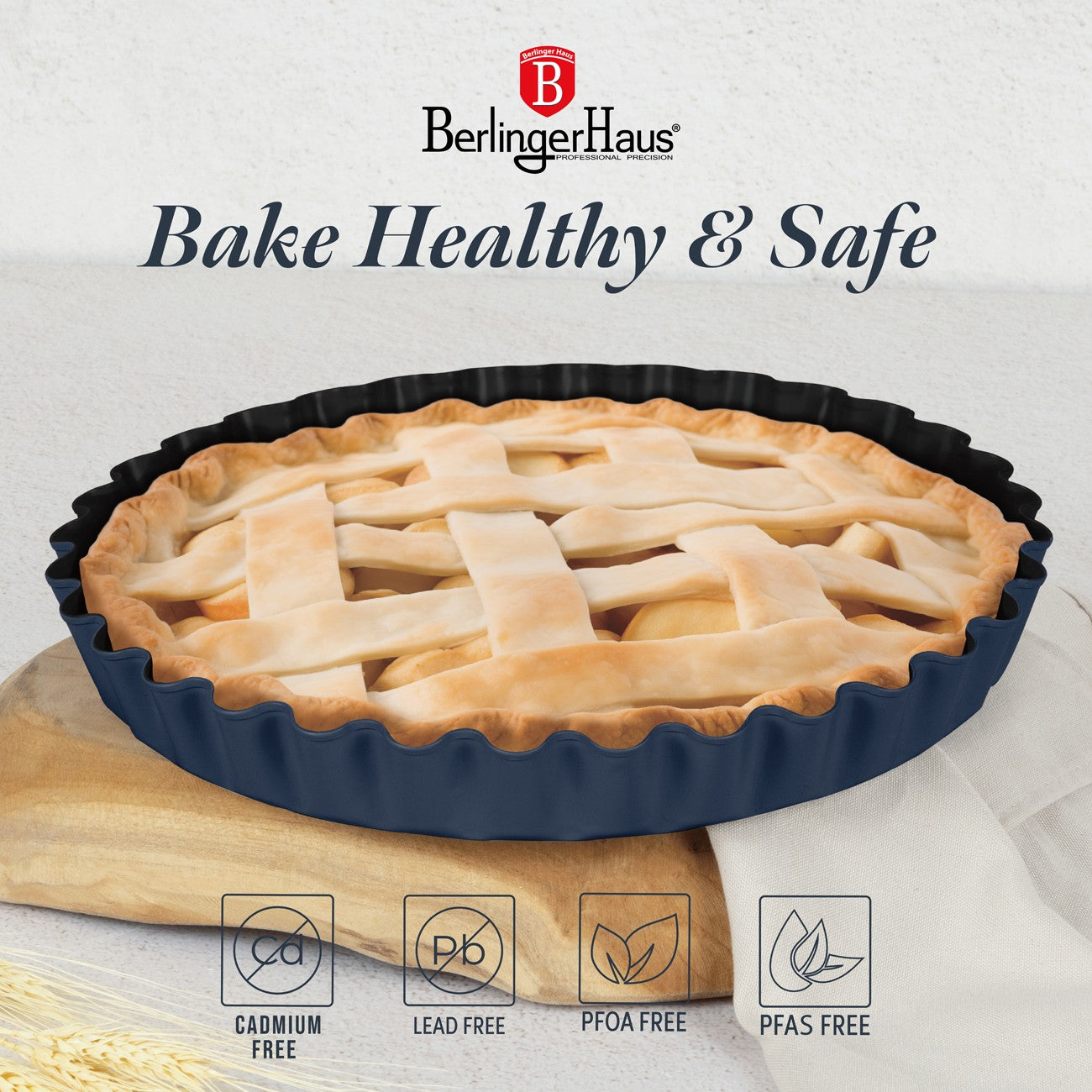 Berlinger Haus 28cm Titan Pro Non-Stick Tart / Cake Form - Deep Sea