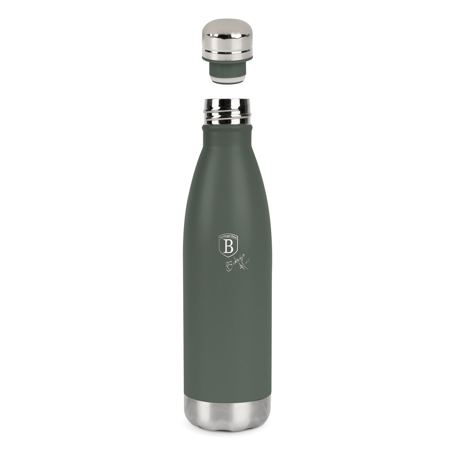 Berlinger Haus Vacuum Flask – Bottle Shape – 0.5L – Matt Green