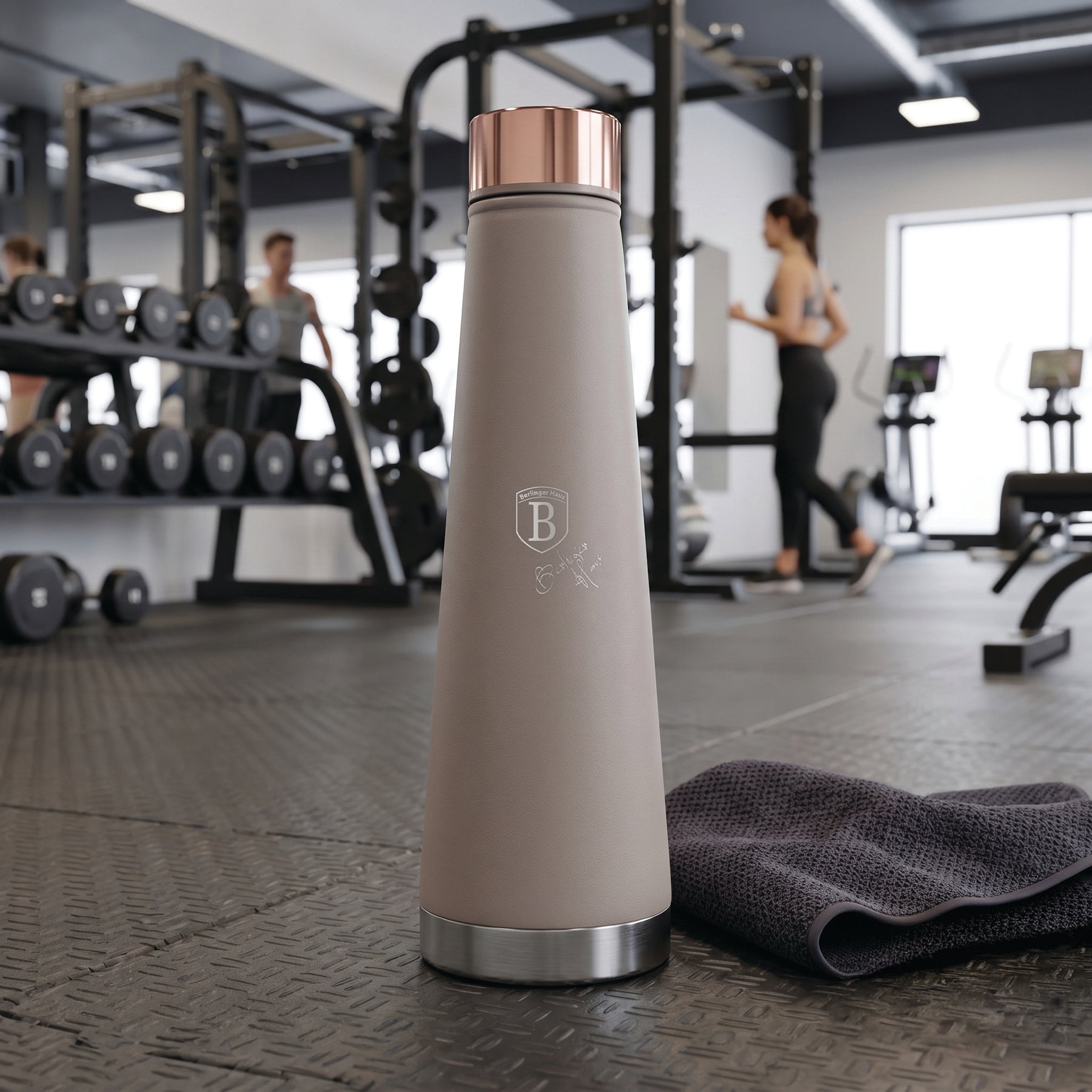 Berlinger Haus 400ml Vacuum Flask Bottle - Taupe
