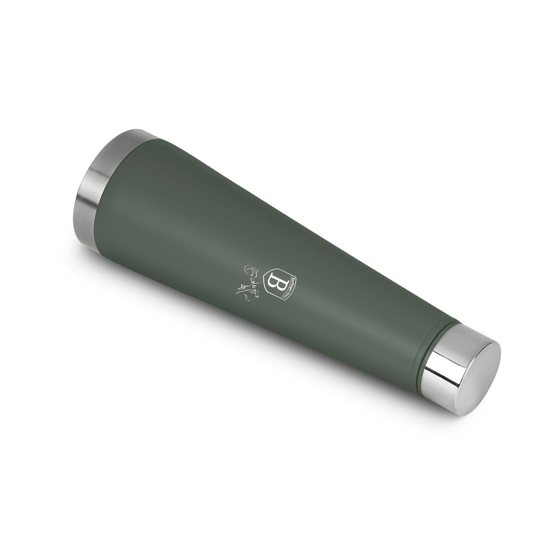 Berlinger Haus 400ml Vacuum Flask Bottle - Matte Green