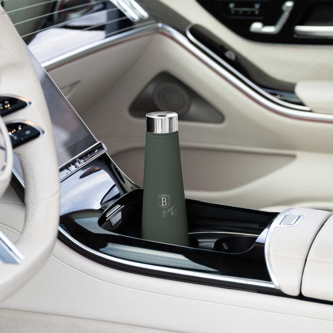 Berlinger Haus 400ml Vacuum Flask Bottle - Matte Green