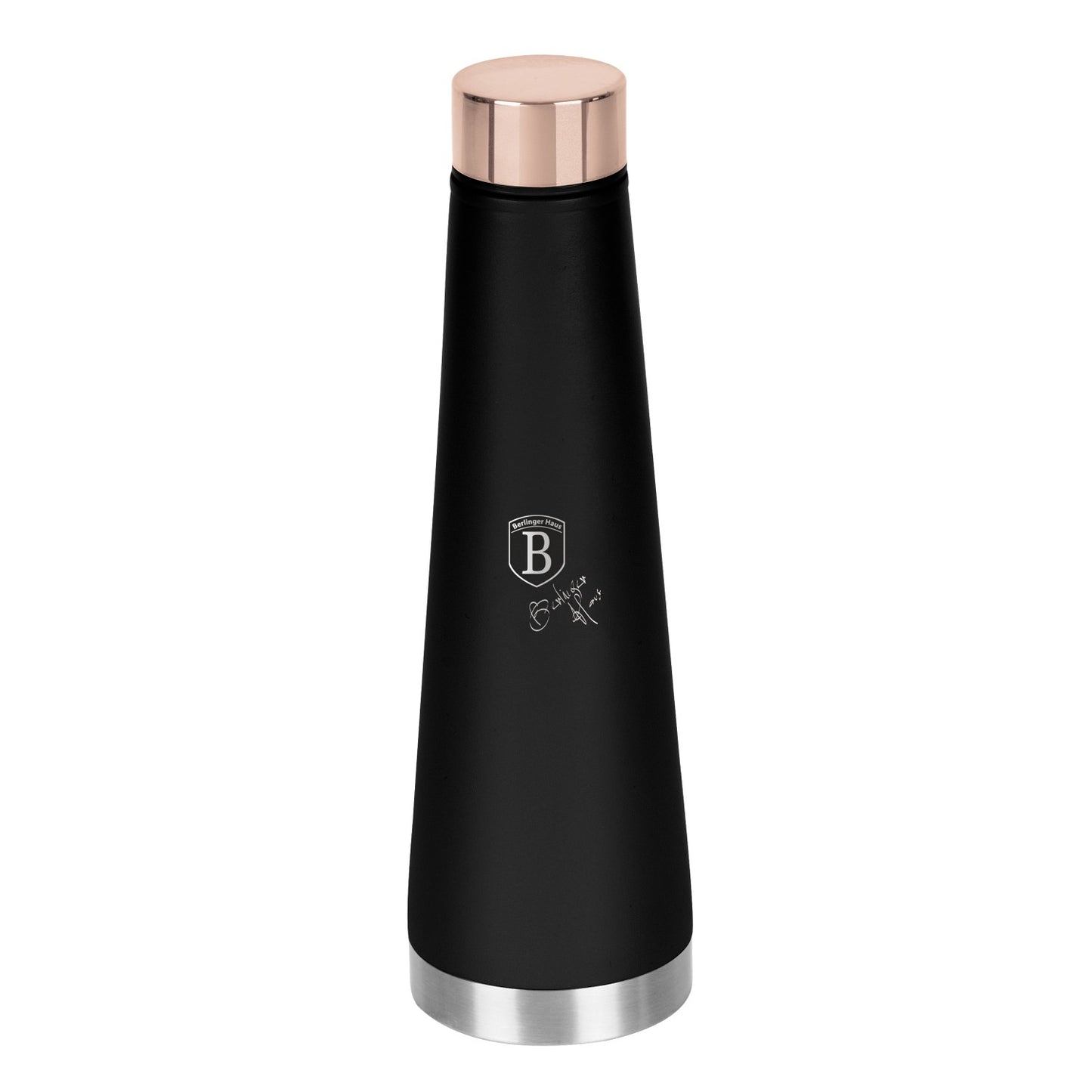 Berlinger Haus 400ml Stainless Steel Vacuum Flask – Black Rose