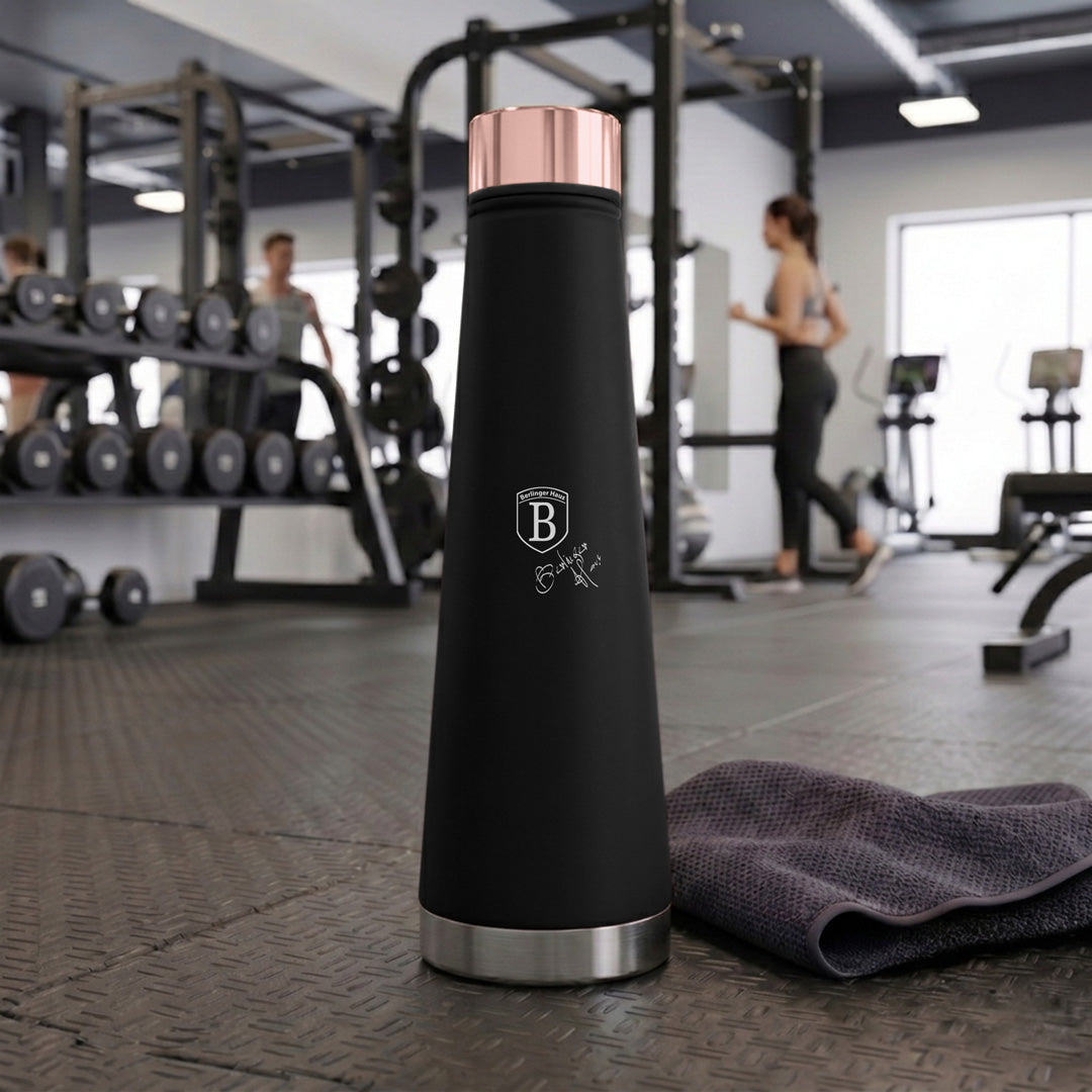 Berlinger Haus 400ml Stainless Steel Vacuum Flask – Black Rose