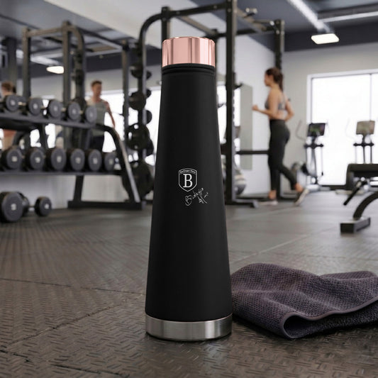 Berlinger Haus 400ml Stainless Steel Vacuum Flask – Black Rose