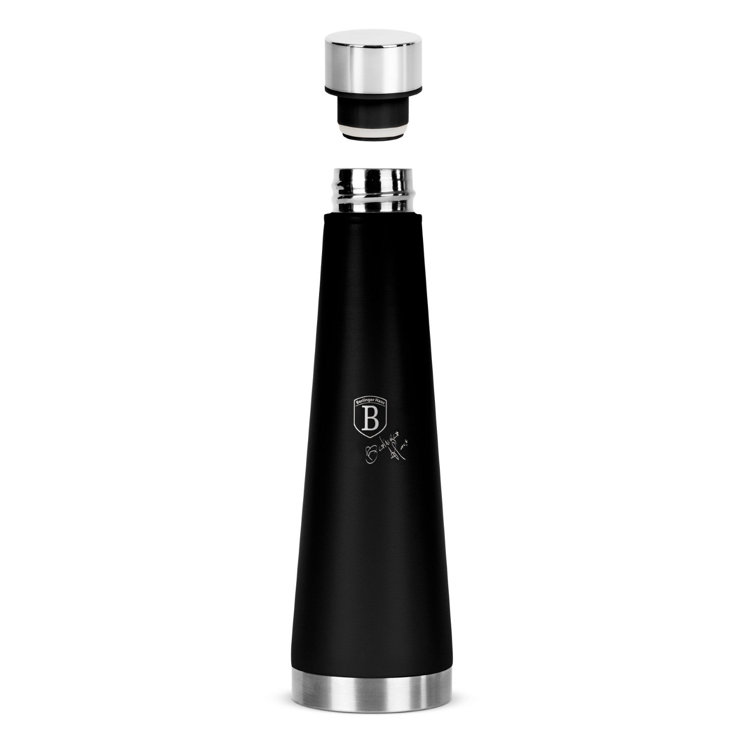 Berlinger Haus 400ml Vacuum Flask Bottle - Matte Black