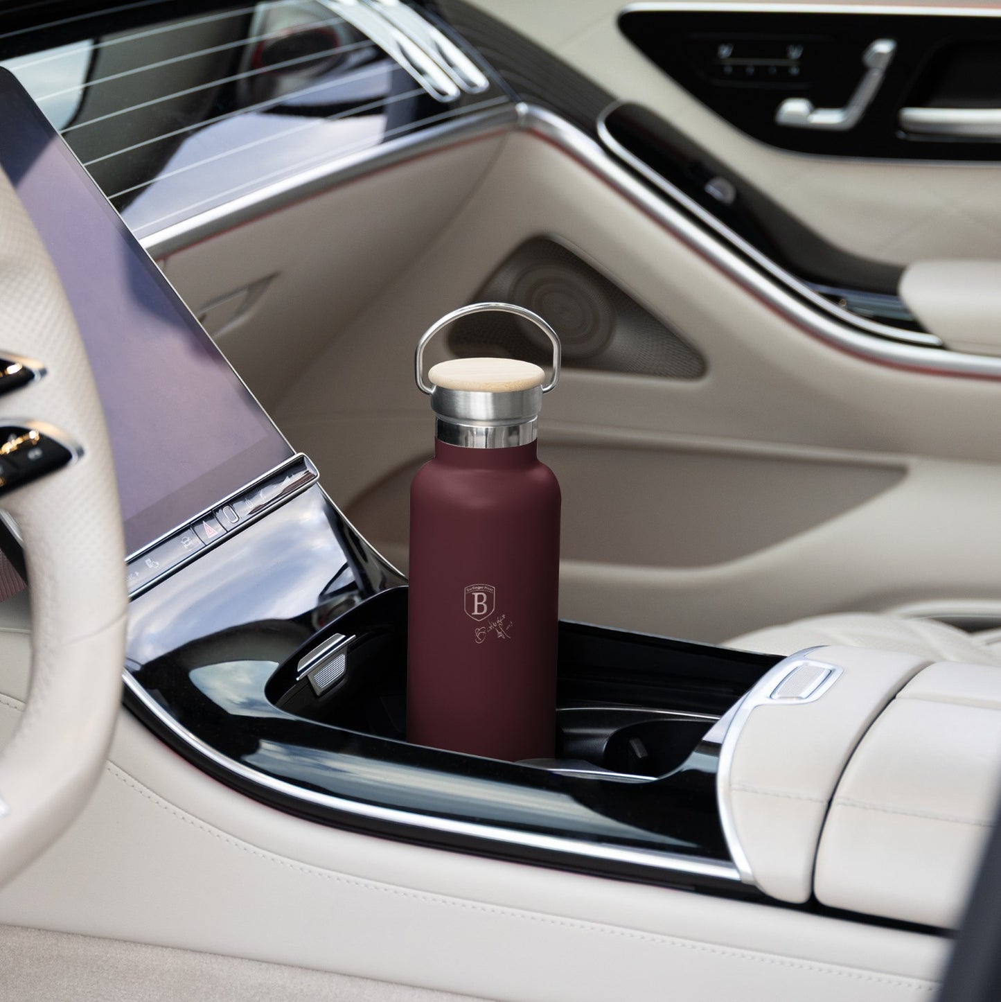 Berlinger Haus 600ml Flask with Bamboo Lid - Leonardo