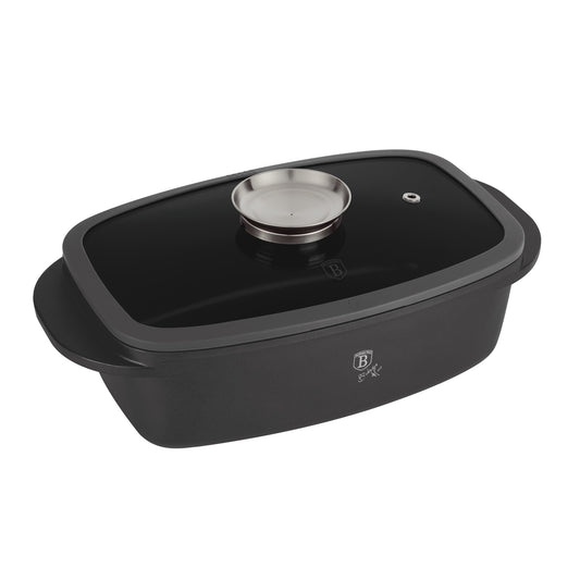 Berlinger Haus 32cm Roaster Pot with Aroma Knob – Anthracite