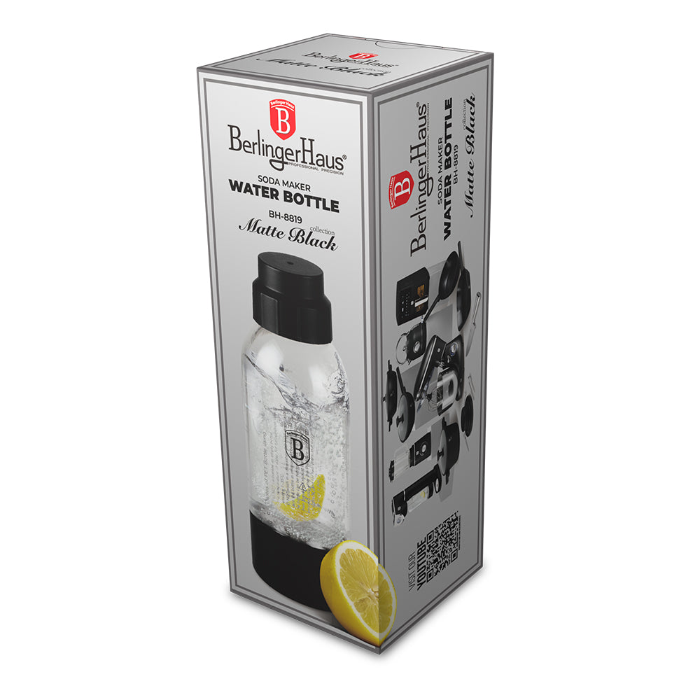 Berlinger Haus 500ml Soda Maker Bottle - Matte Black