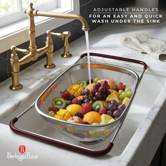 Berlinger Haus Flexible Mesh Basket with Adjustable Handles - Leonardo
