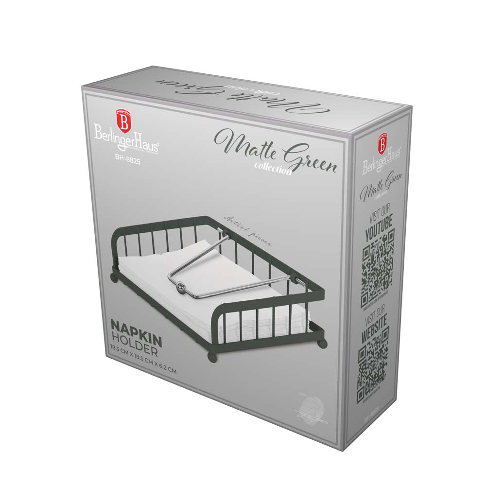 Berlinger Haus Napkin Holder – Matt Green
