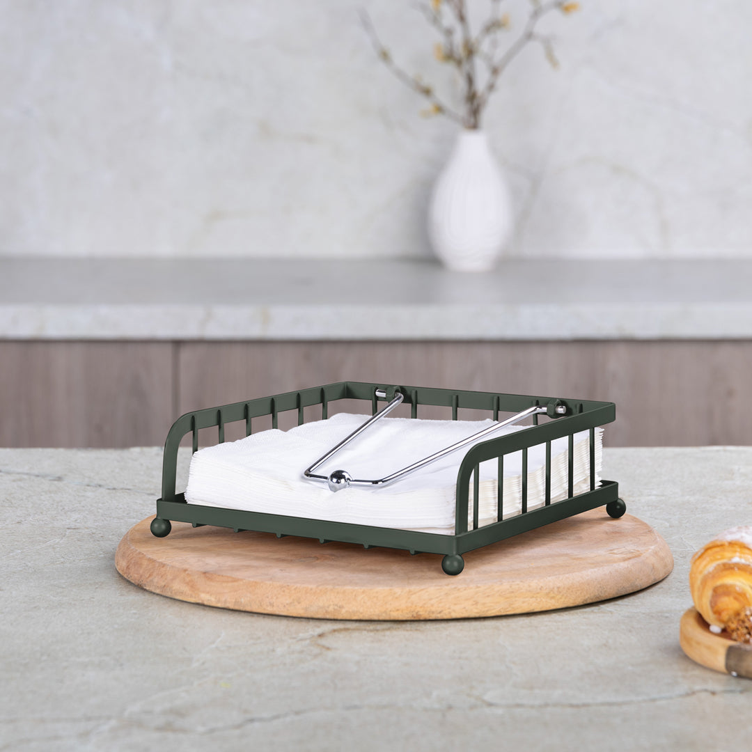 Berlinger Haus Napkin Holder – Matt Green