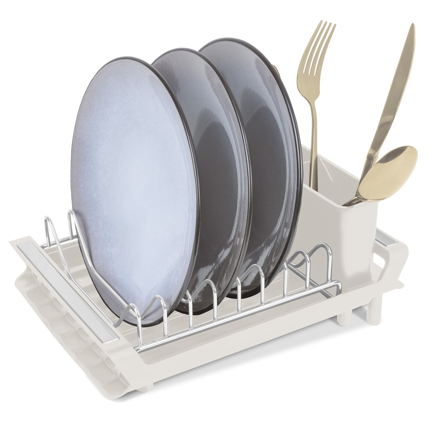 Berlinger Haus 46cm Adjustable Dish Rack – Sahara