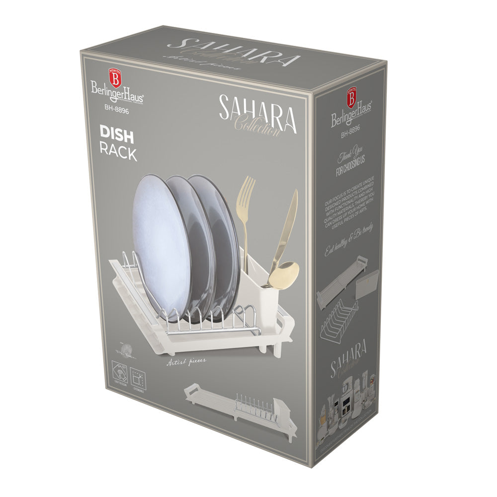 Berlinger Haus 46cm Adjustable Dish Rack – Sahara