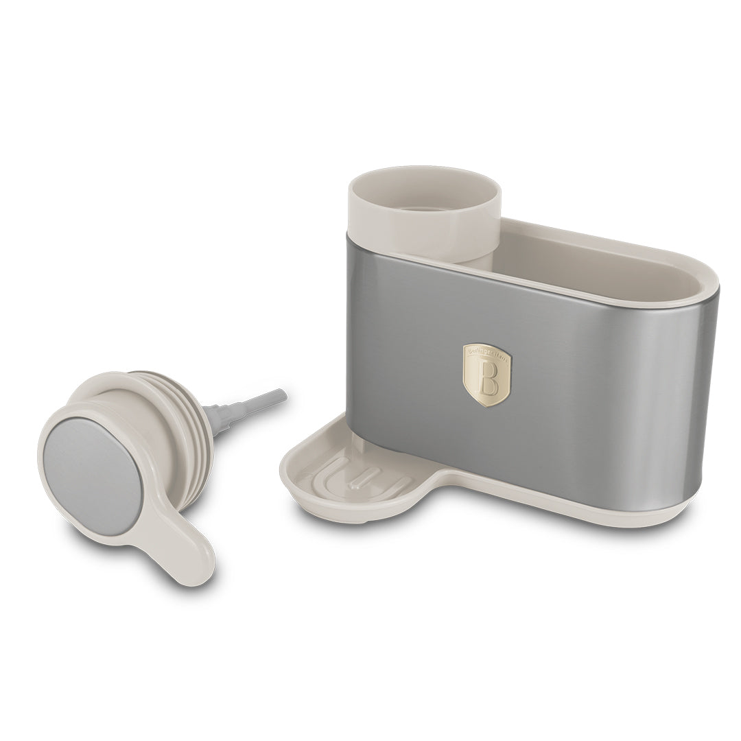 Berlinger Haus Soap Dispenser with Sponge Holder – Sahara