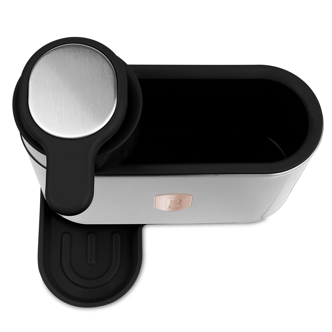 Berlinger Haus Soap Dispenser with Sponge Holder – Black Rose