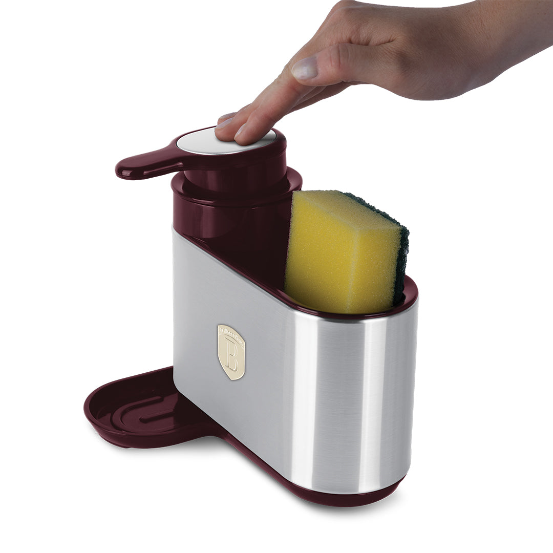 Berlinger Haus Soap Dispenser with Sponge Holder - Leonardo