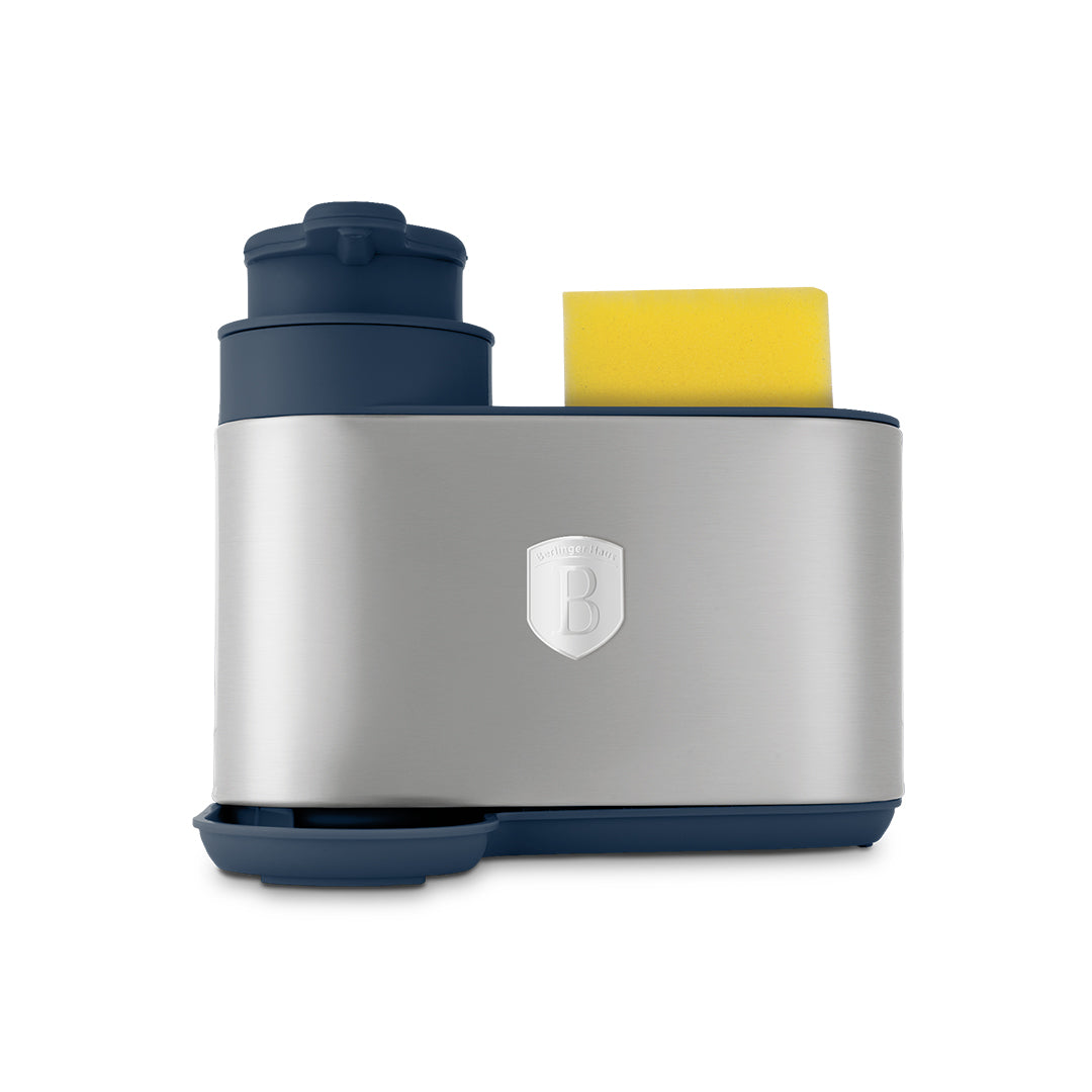 Berlinger Haus Soap Dispenser with Sponge Holder – Deep Sea