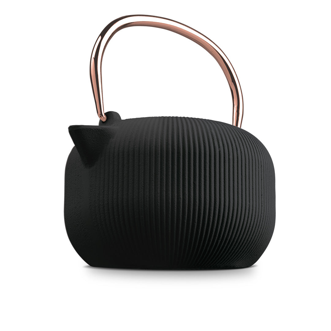 Berlinger Haus 1L Cast Iron Tea Pot Kettle – Black Rose