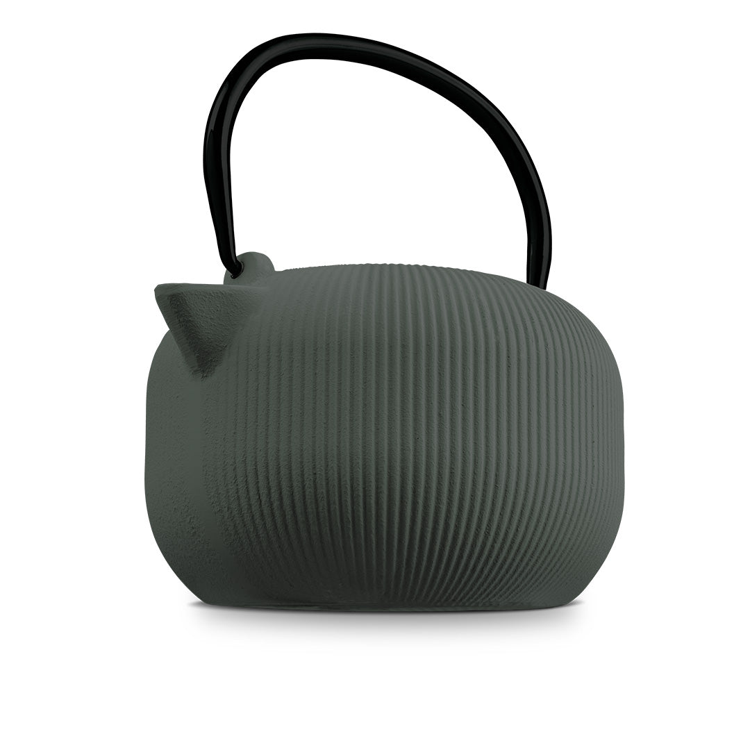 Berlinger Haus 1L Cast Iron Tea Pot Kettle – Matt Green