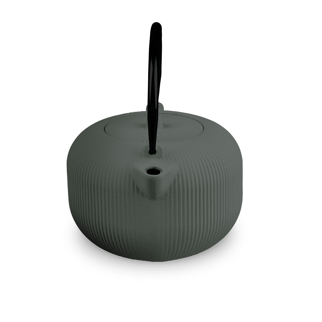 Berlinger Haus 1L Cast Iron Tea Pot Kettle – Matt Green